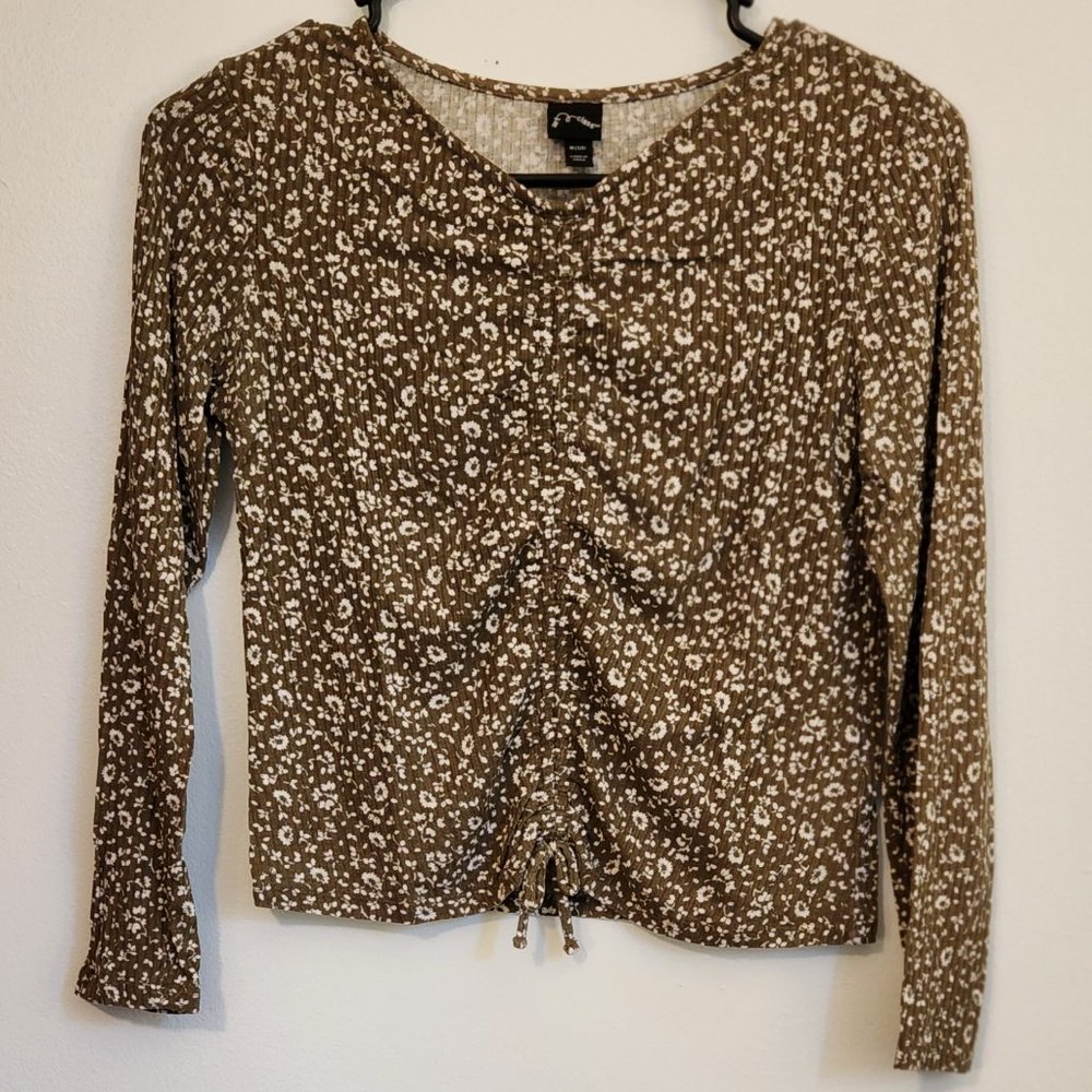 Art Class cinched front long sleeve